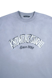 KNOWONE HAND DRAWING LOGO TEE GREY