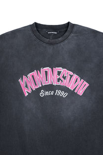 KNOWONE HAND DRAWING LOGO TEE BLACK