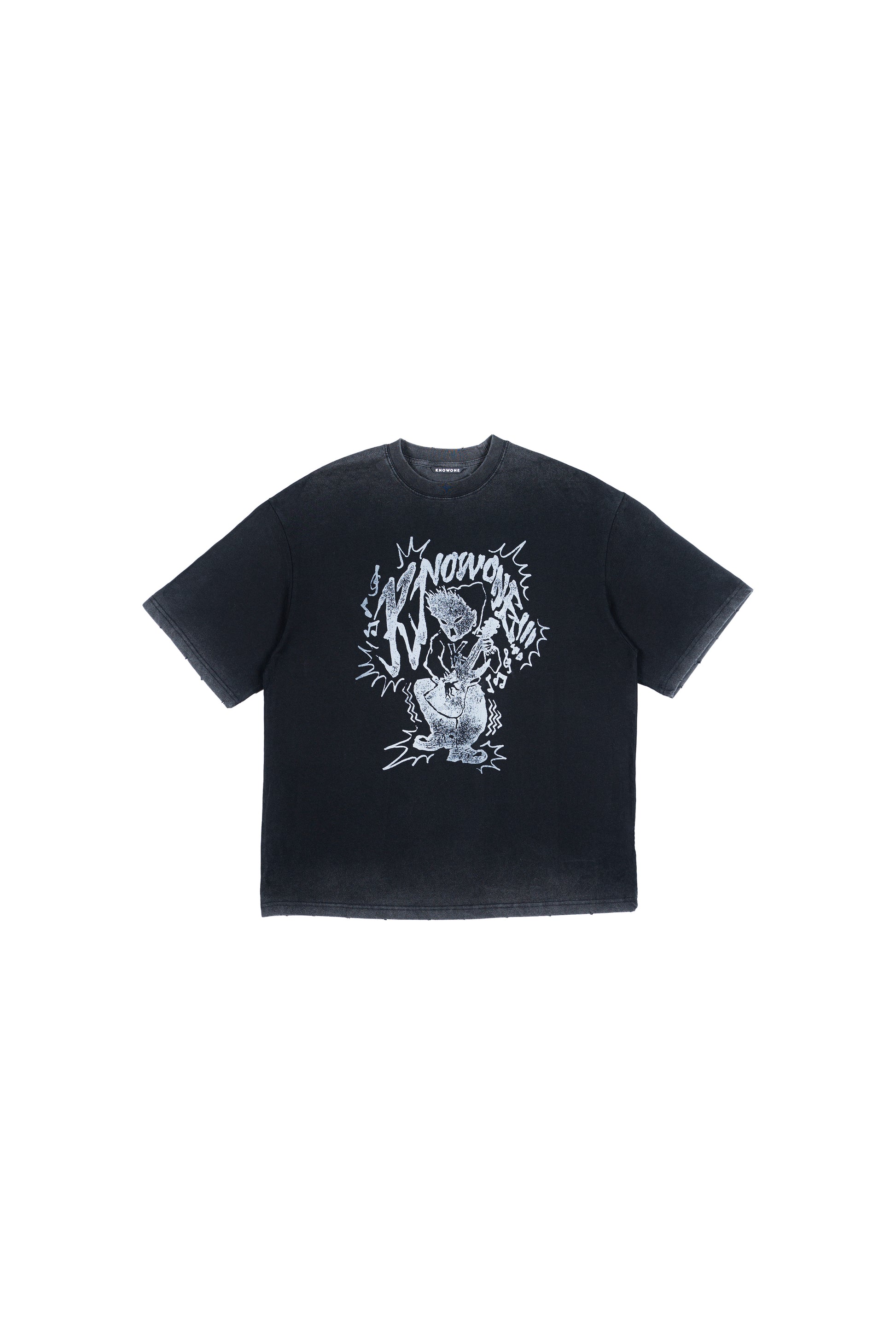 KNOWONE BAND ROCK TEE BLACK