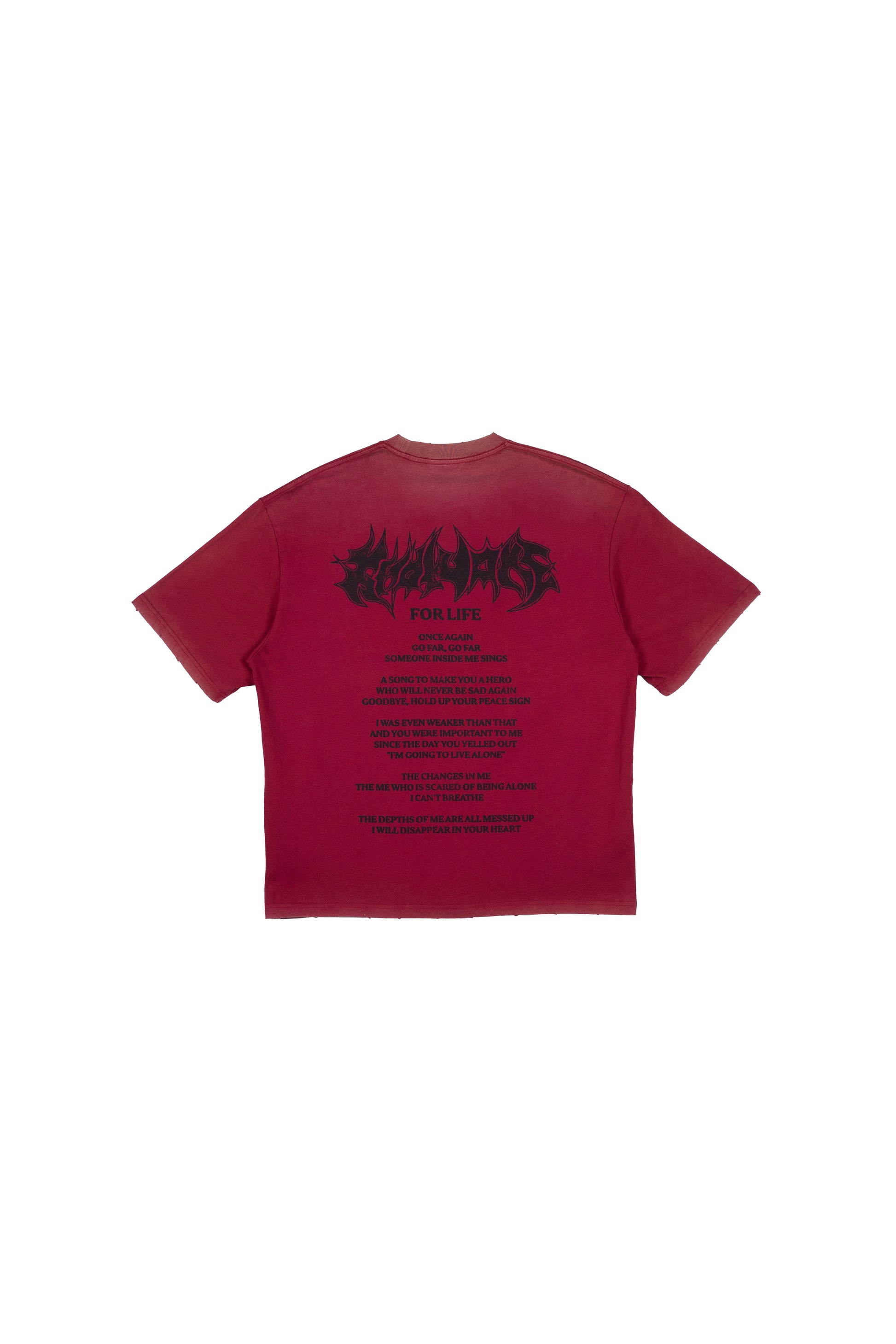 KNOWONE THORNS TEE DARK RED