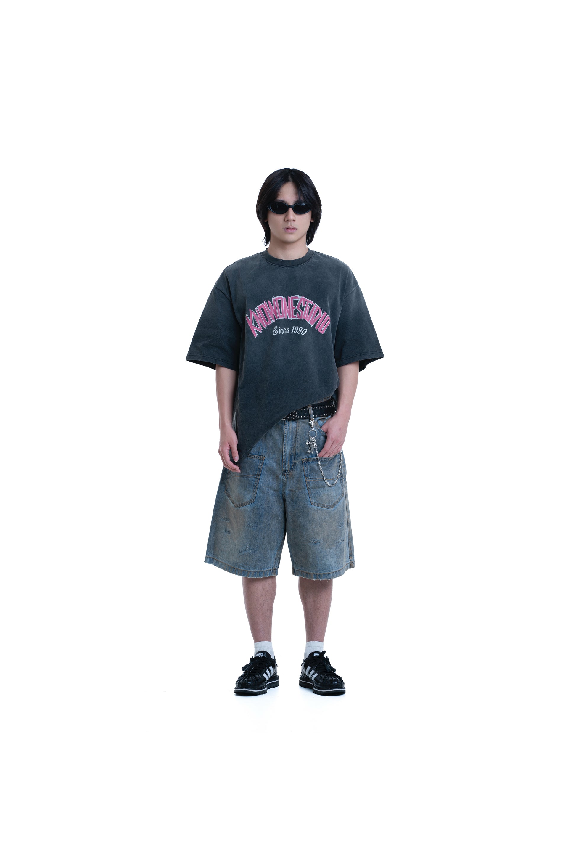 KNOWONE HAND DRAWING LOGO TEE BLACK