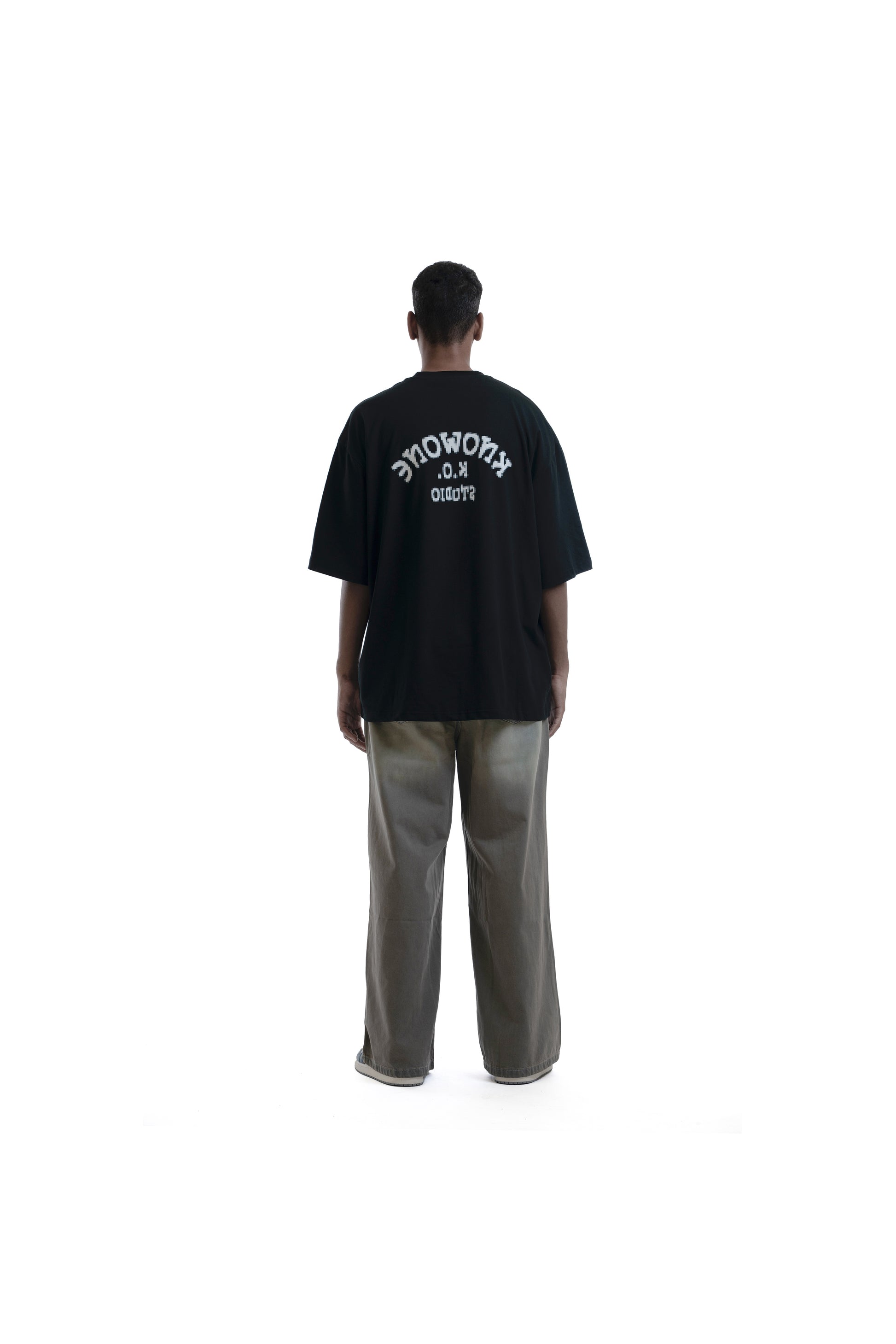 KNOWONE PIXEL LOGO TEE BLACK