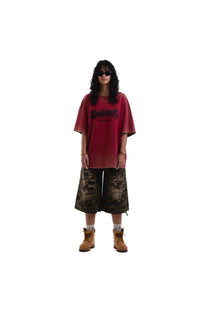 KNOWONE THORNS TEE DARK RED