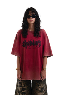 KNOWONE THORNS TEE DARK RED